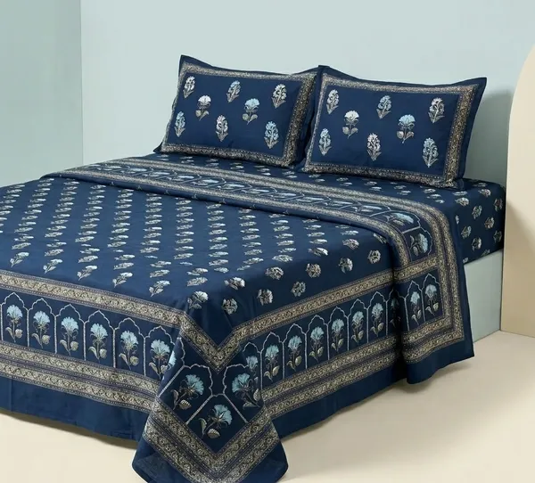 Maharaja_Royal_Indigo_Floral_Pure_Cotton_King_Size_Bedsheet_And_Two_Pillow_Covers_(108X108_Inches)