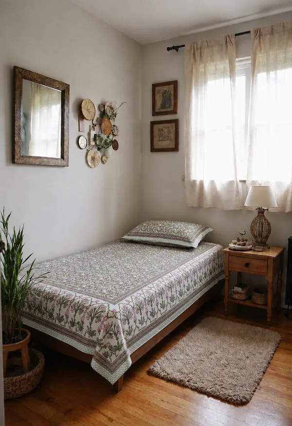 Elegant_Floral_Paisley_Single_Bedsheet_with_Pillow_Cover