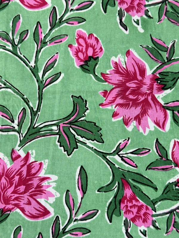 Mint_Green_Floral_Printed_Single_Bedsheet_with_Pillow_Cover_–_60_x_90_Inch