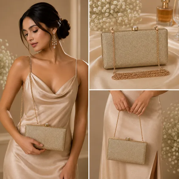 Yellow_Velvet_Clutch_For_Women
