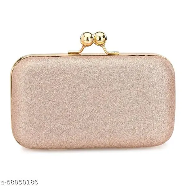 Beige_Polyurethane_Clutch_For_Women