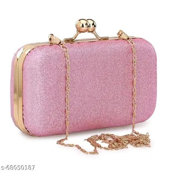 Pink_Polyurethane_Clutch_For_Women