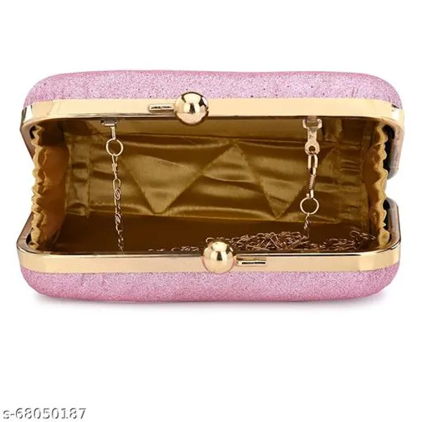 Pink_Polyurethane_Clutch_For_Women