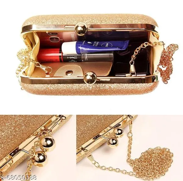 Gold_Synthetic_-Polyester_Clutch_For_Women