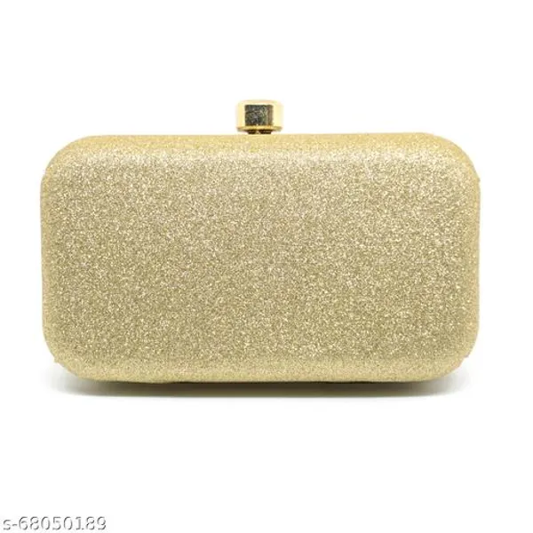 Yellow_Polyurethane_Clutch_For_Women