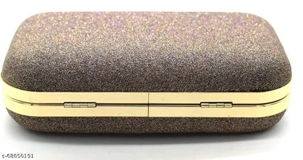 Brown_Polyurethane_Clutch_For_Women