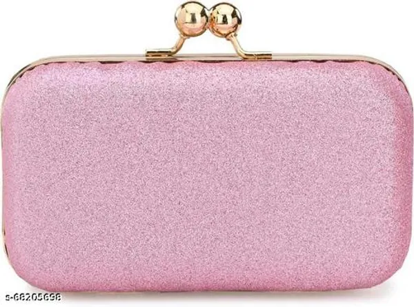 Pink_Synthetic_-Polyester_Clutch_For_Women