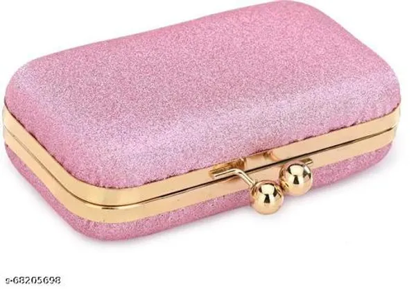 Pink_Synthetic_-Polyester_Clutch_For_Women