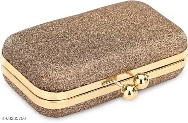 Brown_Polyurethane_Clutch_For_Women