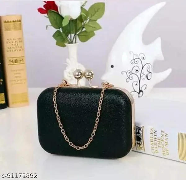 Black_Polyurethane_Clutch_For_Women