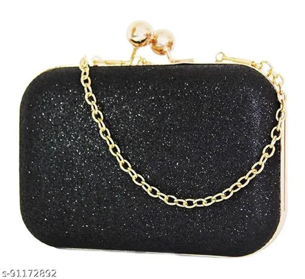 Black_Polyurethane_Clutch_For_Women