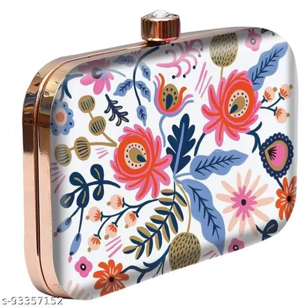 White_Polyurethane_Clutch_For_Women