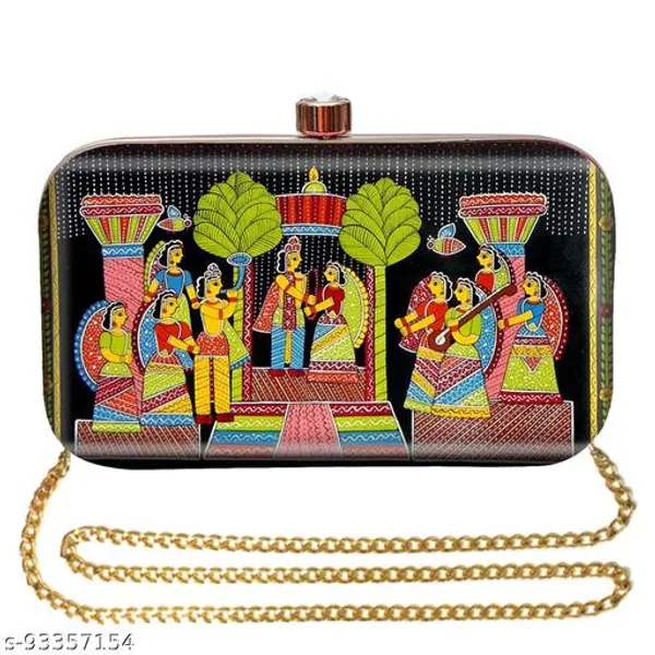 Black_Polyurethane_Clutch_For_Women