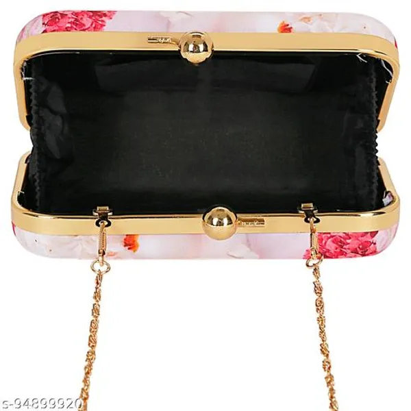 Pink_Polyurethane_Clutch_For_Women
