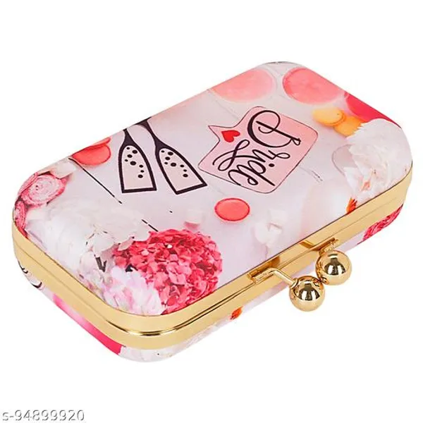 Pink_Polyurethane_Clutch_For_Women