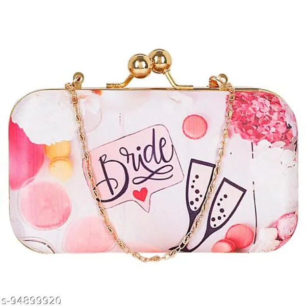 Pink_Polyurethane_Clutch_For_Women