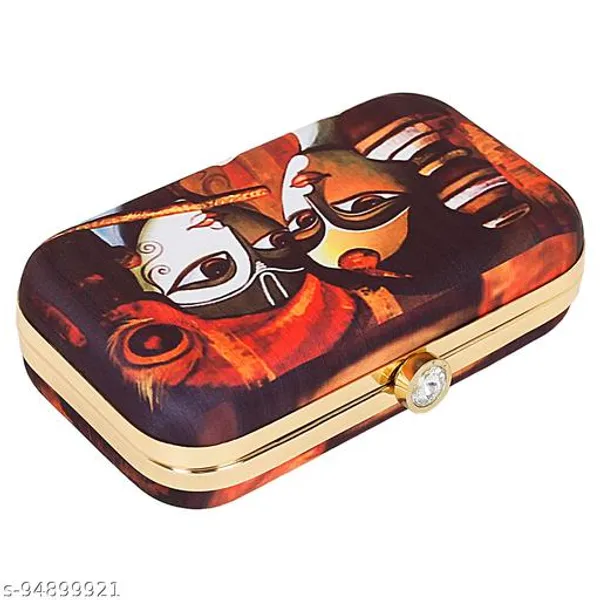 Multicolor_Polyurethane_Clutch_For_Women