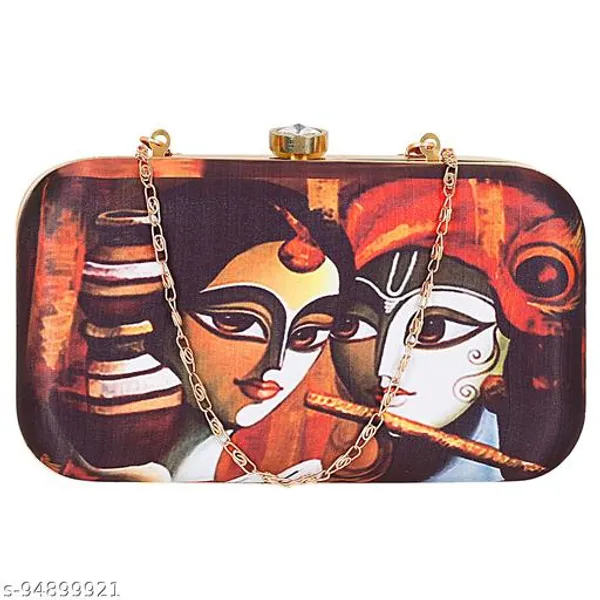 Multicolor_Polyurethane_Clutch_For_Women
