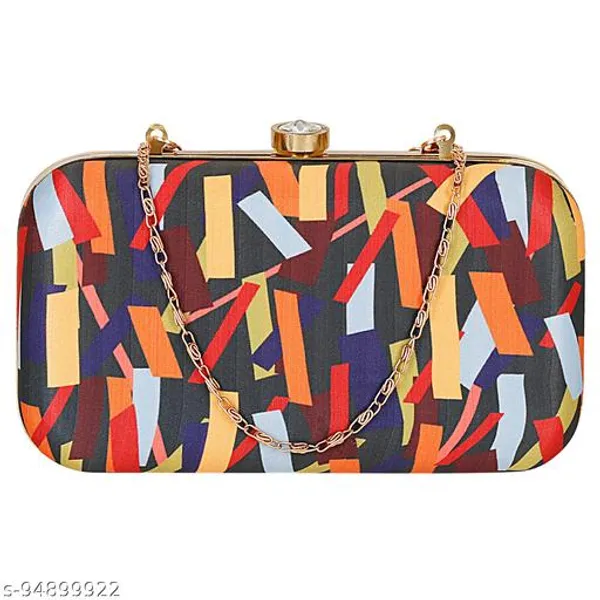 Multicolor_Synthetic_-Polyester_Clutch_For_Women