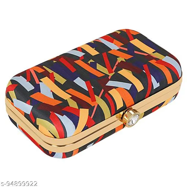Multicolor_Synthetic_-Polyester_Clutch_For_Women