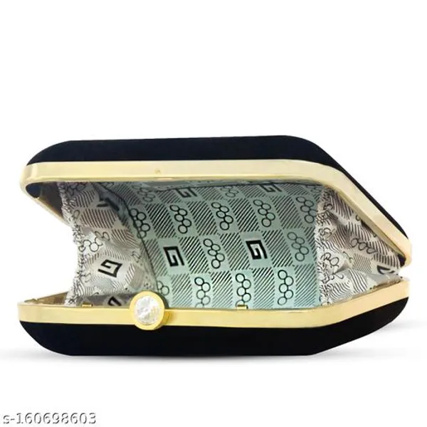 Black_Polyurethane_Clutch_For_Women