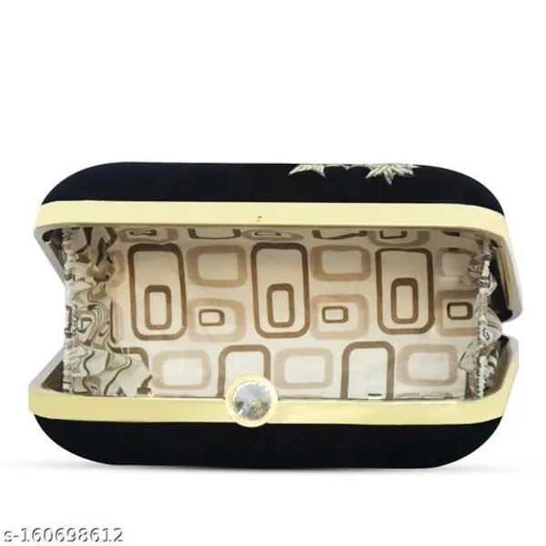 Black_Polyurethane_Clutch_For_Women
