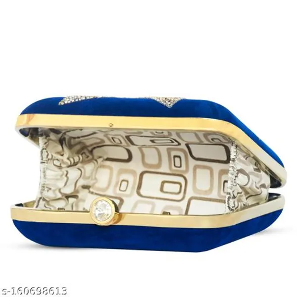 Blue_Velvet_Clutch_For_Women