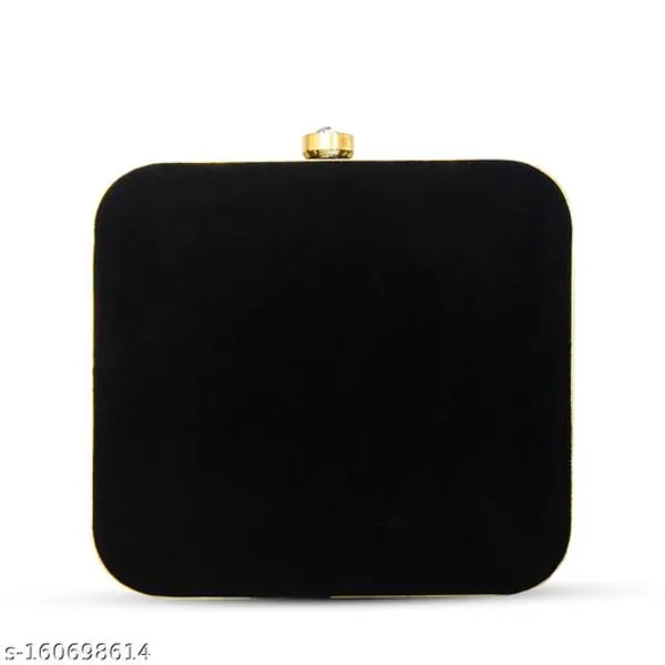 Black_Polyurethane_Clutch_For_Women