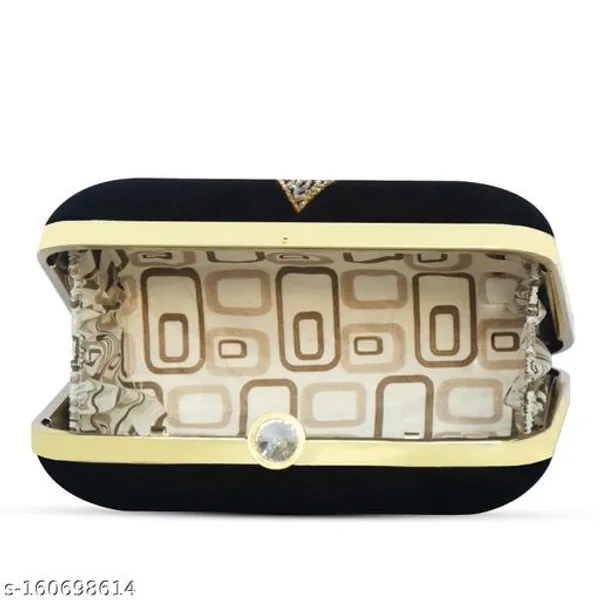 Black_Polyurethane_Clutch_For_Women