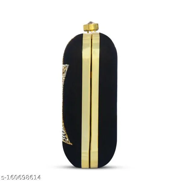 Black_Polyurethane_Clutch_For_Women