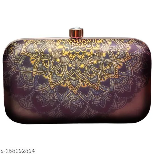 Multicolor_Polyurethane_Clutch_For_Women