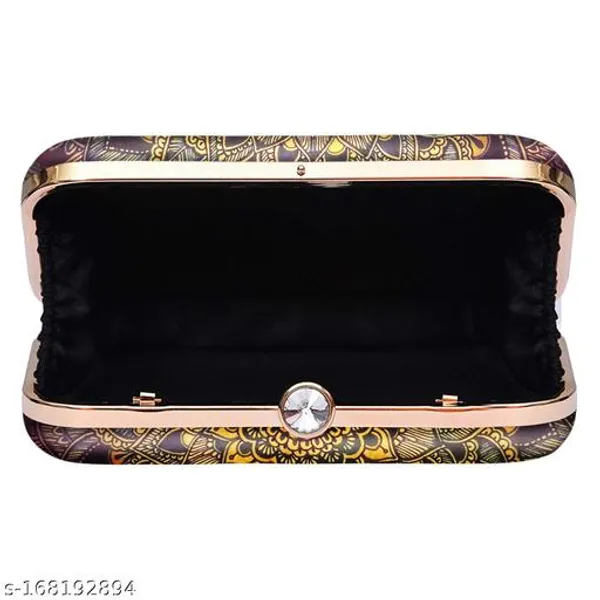 Multicolor_Polyurethane_Clutch_For_Women