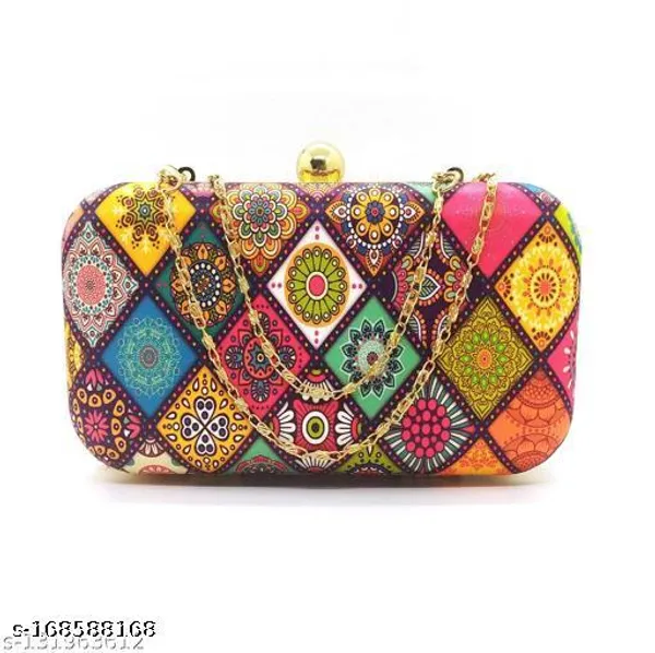 Multicolor_Polyurethane_Hand_Purse_For_Women