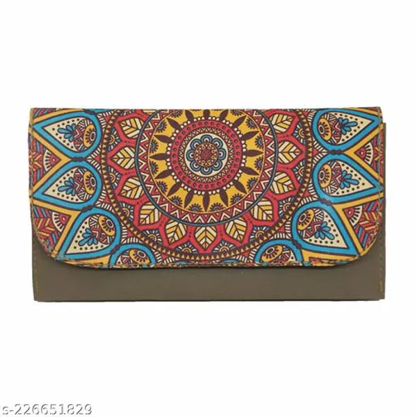 Olive_Polyurethane_Clutch_For_Women