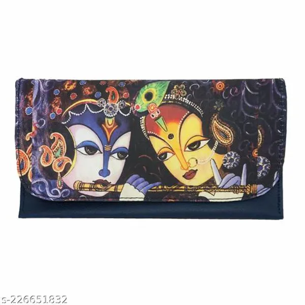 Blue_Polyurethane_Clutch_For_Women