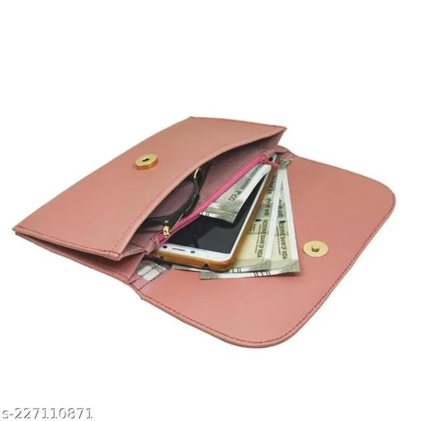 Pink_Polyurethane_Clutch_For_Women