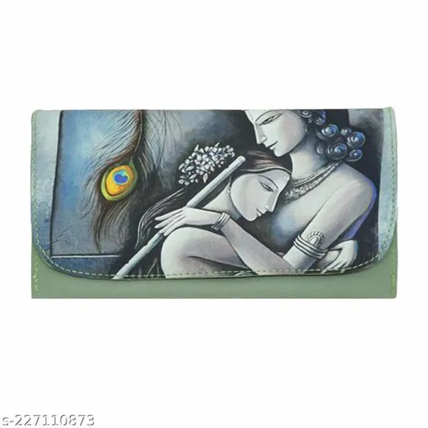 Green_Polyurethane_Clutch_For_Women