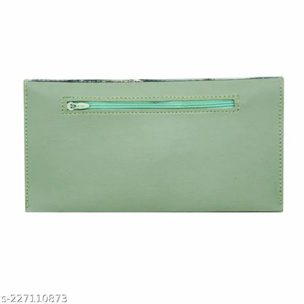 Green_Polyurethane_Clutch_For_Women