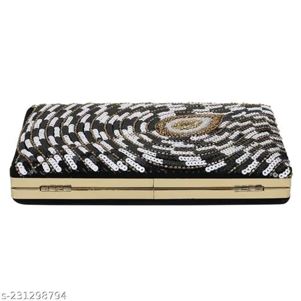 Black_Polyurethane_Clutch_For_Women