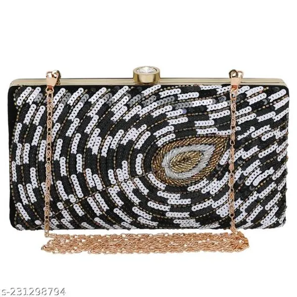 Black_Polyurethane_Clutch_For_Women