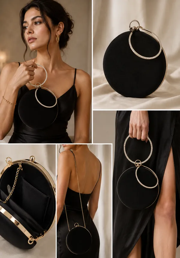Black_Polyurethane_Clutch_For_Women