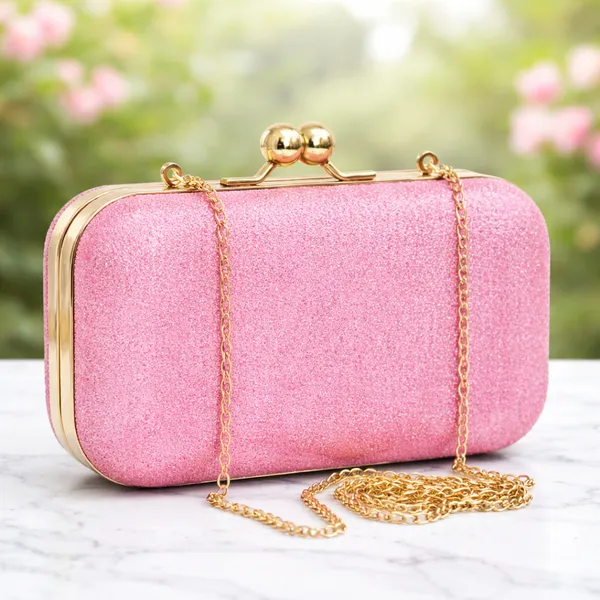 Pink_Velvet_Clutch_For_Women