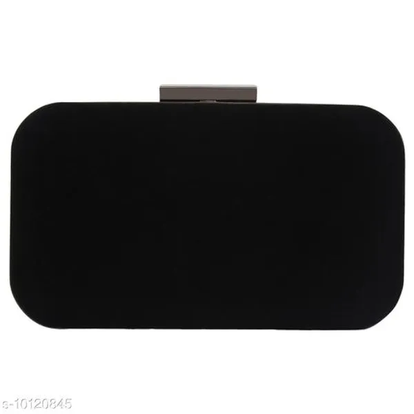 Black_Polyurethane_Clutch_For_Women