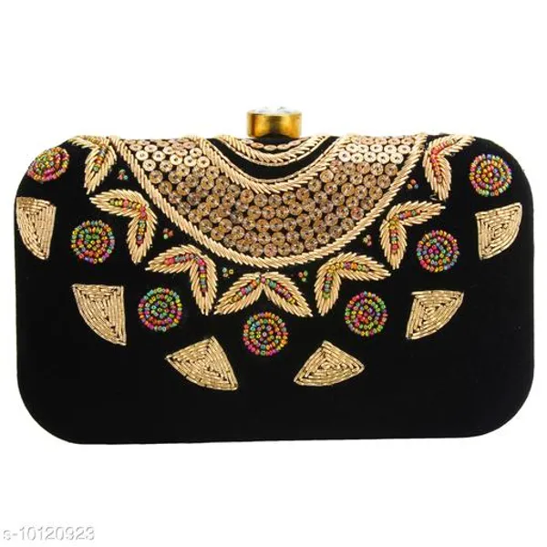 Black_Synthetic_-Polyester_Handbag_For_Women