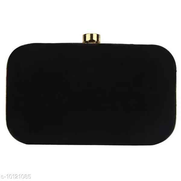 Black_Polyurethane_Clutch_For_Women