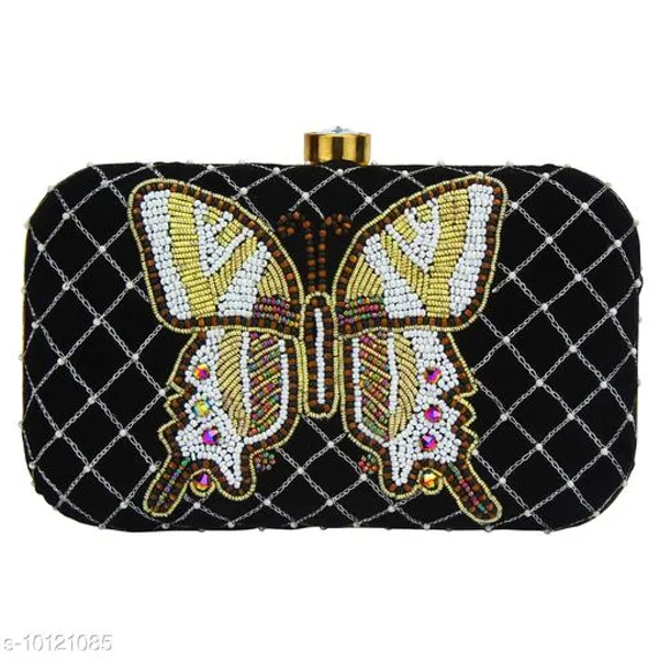 Black_Polyurethane_Clutch_For_Women