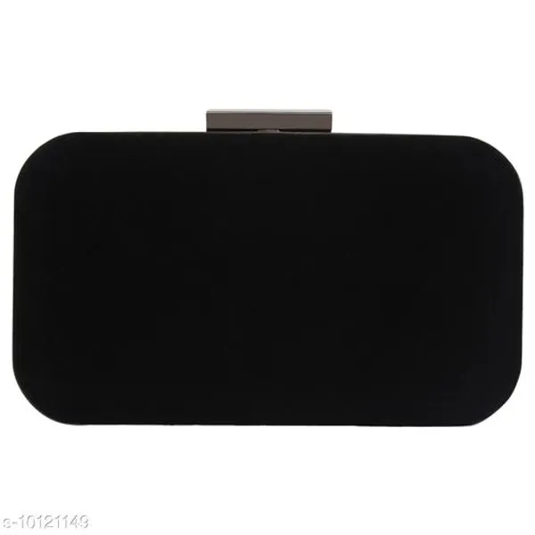 Black_Polyurethane_Clutch_For_Women