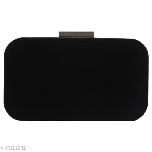 Black_Polyurethane_Clutch_For_Women