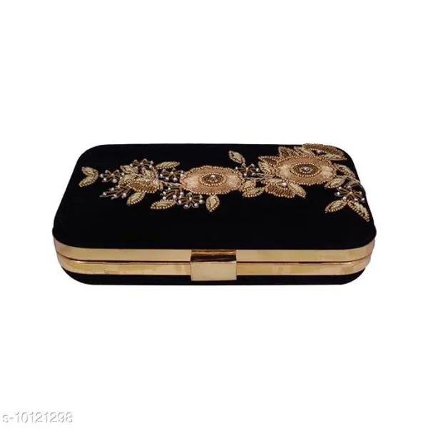 Black_Polyurethane_Clutch_For_Women