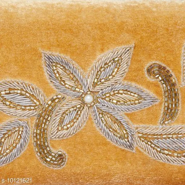 Gold_Polyurethane_Clutch_For_Women